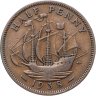 Купить Великобритания 1/2 пенни (penny) 1938