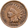 Купить США 1 цент 1903 "Indian Head Cent"