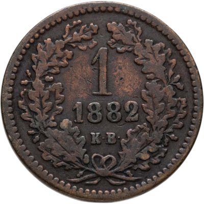 купить Венгрия 1 крейцер (krajczar) 1882
