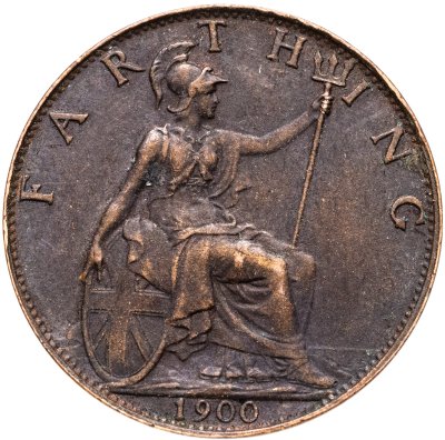 купить Великобритания 1 фартинг (farthing) 1900