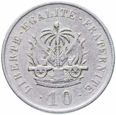 купить Гаити 10 сантимов (centimes) 1906