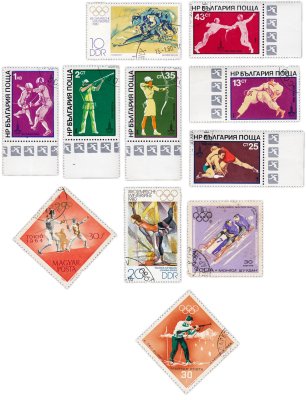 купить Набор из 11 марок Спорт. Олимпиада 1980"