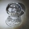 Купить Вазочка для небольшого букета с резным геометрическим декором, хрусталь, алмазная грань, Европа, 1970-1990 гг.