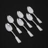 Купить Набор из 6 столовых ложек лаконичного дизайна в коробке, металл, серебрение, Германия, 1900-1930 гг.