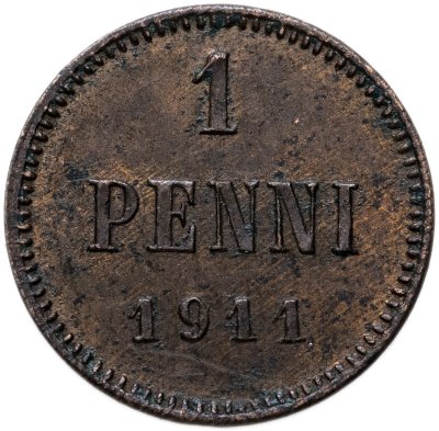 купить 1 пенни (penni) 1911 Российская Финляндия