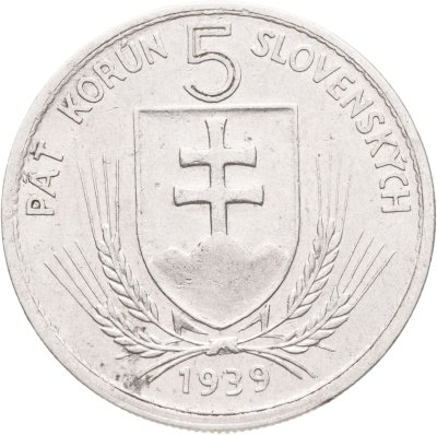 купить Словакия 5 крон (korun) 1939