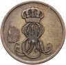 Купить Германия, Королевство Ганновер 2 пфеннига 1849