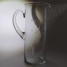 Купить Кувшин украшенный растительным декором, стекло, резьба, Европа, 1970-1990 гг.