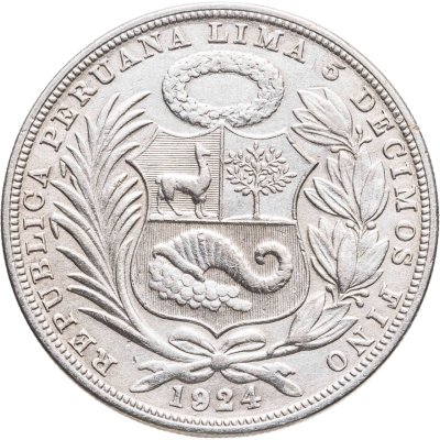 купить Перу 1 соль (sol) 1924