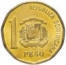Купить Доминикана 1 песо (peso) 1991-2016
