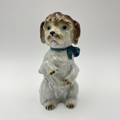 купить Статуэтка "Собачка на задних лапах", фарфор, роспись, Германия, 1950-1980 гг.