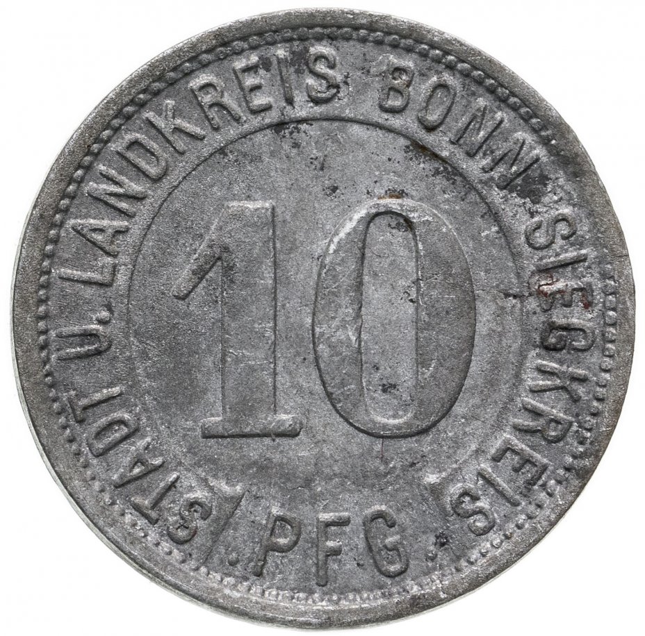 купить Германия (Бонн-Зиг) нотгельд  10 пфеннигов 1919