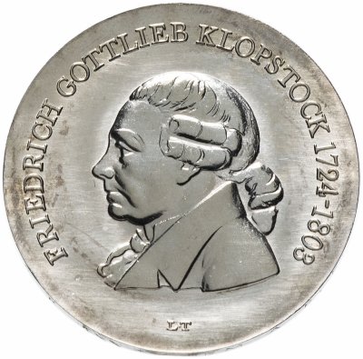 купить Германия (ГДР) 5 марок 1978 "175 лет со дня смерти Фридриха Готлиба Клопштока"