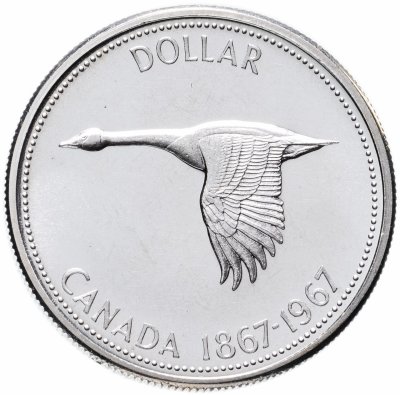 купить Канада 1 dollar (доллар) 1967 "100 лет Конфедерации Канады"