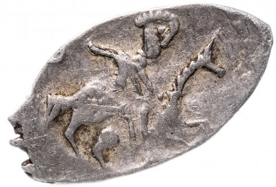 Купить Василий III Иванович, денга чекан Москвы (голова под ногами всадника) RVIII