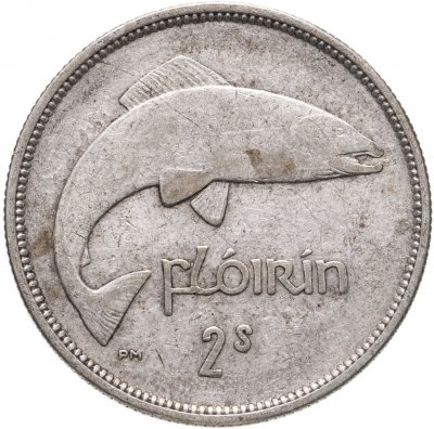 купить Ирландия 1 флорин 2 шиллинга 1928 Лосось