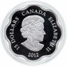 Купить Канада 15 долларов (dollars) 2012  Китайский гороскоп - год дракона /круг с волнообразным краем/, с сертификатом