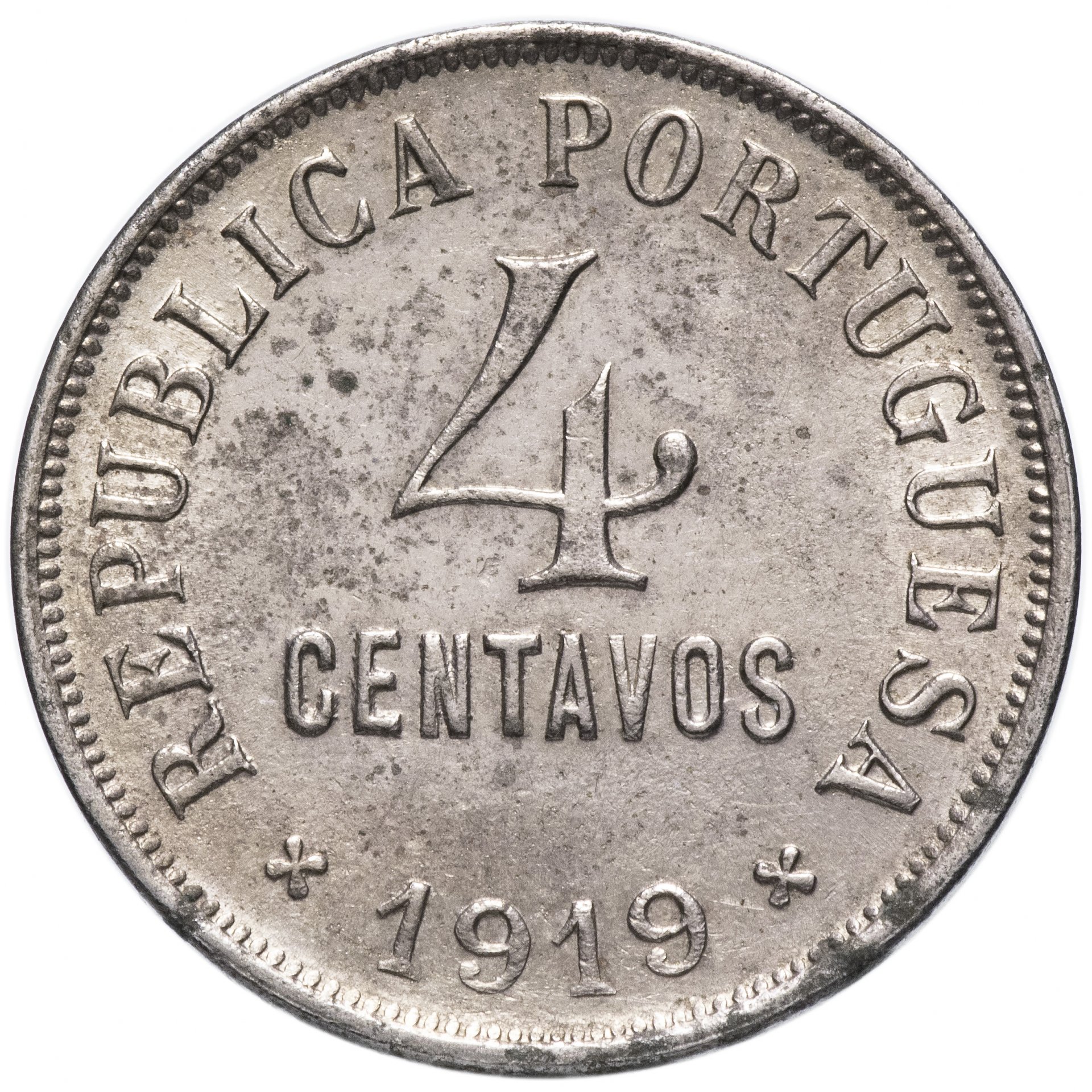 Мелкая монета 4. 4 Монет. Монета 1919 года. Португалия 1919. Монета 4 1816.