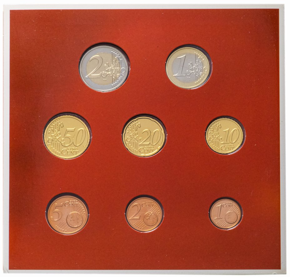 купить Австрия годовой набор монет евро 2004 (8 монет в буклете)