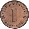 Купить Германия (Третий рейх) 1 рейхспфенниг (reichspfennig) 1938 A, в слабе Монетник.ру MS64
