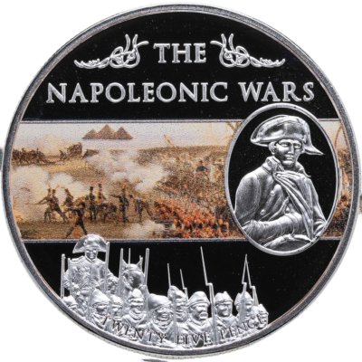 купить Остров Святой Елены 25 пенсов 2013 "Битва у пирамид"