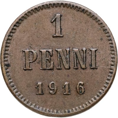 купить 1 пенни (penni) 1916 Российская Финляндия