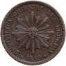 Купить Уругвай 2 сентесимо (centesimos) 1869, знак монетного двора: "H" - Бирмингем