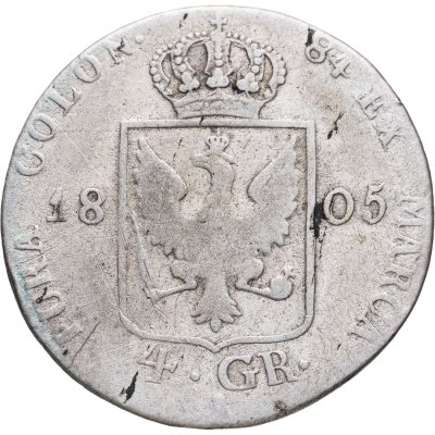 купить Пруссия 4 гроша 1805