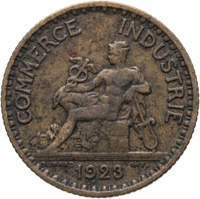 купить Франция 1 франк (franc) 1920-1927 (случайный год)