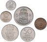 Купить Швеция полный годовой набор монет 1972 (6 шт.)