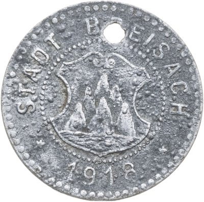 купить Германия (нотгельды) 10 пфеннигов 1918 "Город Брейзах"