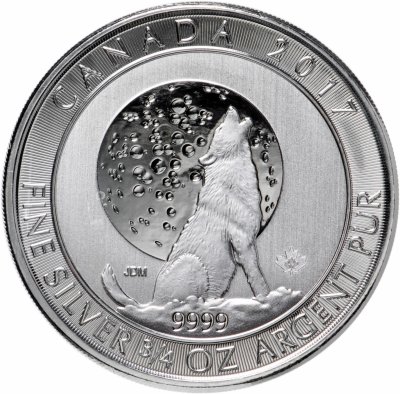 купить Канада 2 доллара (dollars) 2017 Серый волк - Вой волков