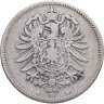 Купить Германия 1 марка 1875 Знак монетного двора: "B" - Ганновер
