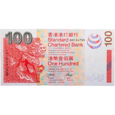 купить Гонконг 100 долларов 2003 (Pick 293) Standard Chartered Bank