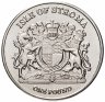 Купить Остров Строма монетовидный жетон 1 фунт 2017 "Норвежская лесная кошка"