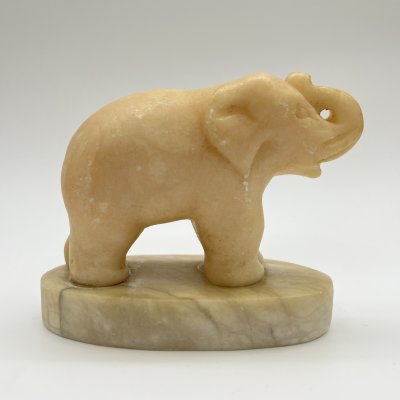 купить Статуэтка "Слон", камень, резьба, СССР, 1980-1990 гг.