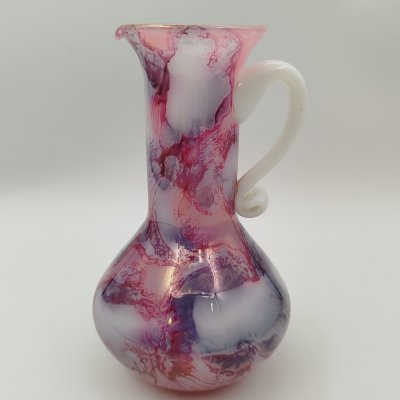 купить Кувшин декоративный в лиловых оттенках, регион Empoli, стекло, opaline, Муранское стекло, Италия, 1970-1990 гг.