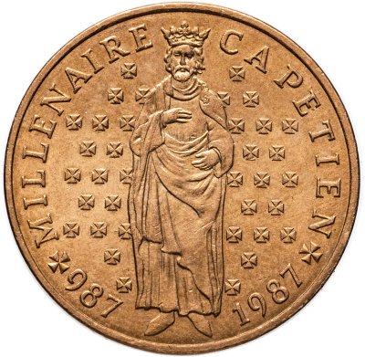 купить Франция 10 франков (francs) 1987 "Тысячелетие династии Капетингов"