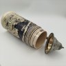 Купить Кружка пивная с крышкой, декорированная трактирной сценкой, керамика, крытье, сплав металлов, Германия, 1960-1990 гг.