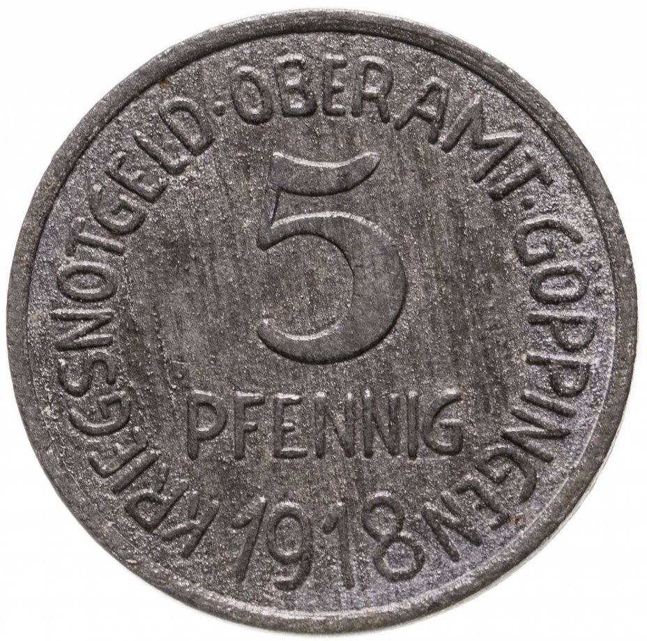 купить Германия (Геппинген) нотгельд 5 пфеннигов 1918