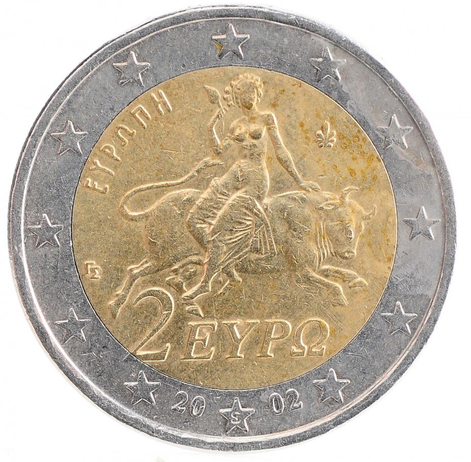 купить Греция 2 евро 2002