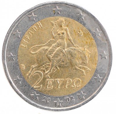 Купить Греция 2 евро 2002
