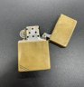 Купить Зажигалка "Zippo" сделанная по модели корпуса 1946 года, латунь, сталь, волокно, Zippo, США, 1996 г.
