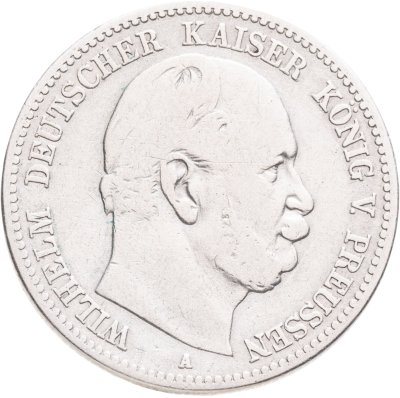 купить Германия Пруссия 2 марки 1876 А