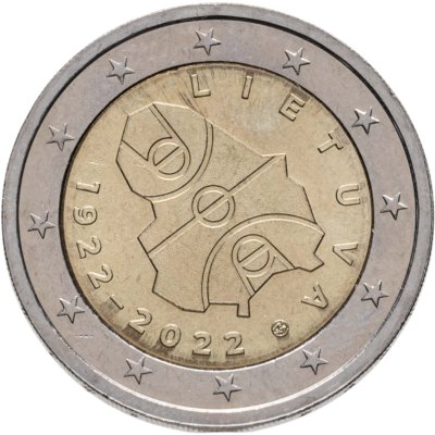 купить Литва 2 евро 2022 "100 лет баскетболу в Литве"