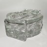 Купить Ваза фигурная, стекло, (эффект морозного стекла), Walther Glas, Германия, 1970-1990 гг.