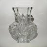 Купить Ваза фигурная, стекло, (эффект морозного стекла), Walther Glas, Германия, 1970-1990 гг.