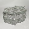 Купить Ваза фигурная, стекло, (эффект морозного стекла), Walther Glas, Германия, 1970-1990 гг.
