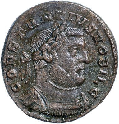 купить Римская империя. Константин I Великий [как цезарь] [293-305] Фоллис. биллон. 303 Лондиниум