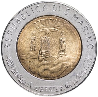 купить Сан-Марино 500 лир 1982 "Социальное достижение"